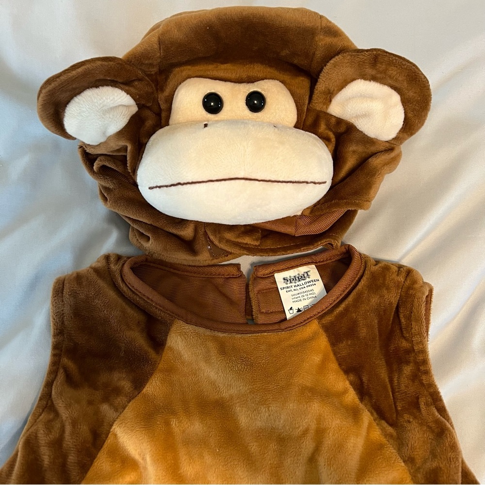 Monkey Halloween Costume Baby 6-12 Months Spirit Halloween